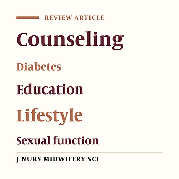 Cover image of the article: Non-pharmacological interventions to promote sexual function in women with Type 2 diabetes