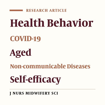 Determinants of the Health-Promoting Behaviors Among Community-Dwelling Older Adults with Non-communicable Diseases During the Post-Covid-19 Era