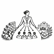 Barriers and Facilitators to Delegation Among Clinical Nurse Managers: A Qualitative Study (AI-generated illustration)