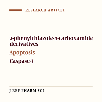 Cytotoxic and Apoptogenic Properties of 2-Phenylthiazole-4-Carboxamide Derivatives in Human Carcinoma Cell Lines