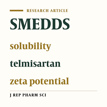 Solid SMEDDS: An Approach for Dissolution Rate Enhancement Using Telmisartan as Model Drug