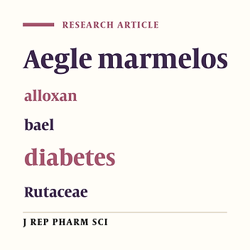 Effects of Aegle marmelos (L.) Methanolic Leaf Extracts on Biochemical Parameters in Diabetic Rats