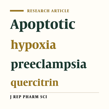 Apoptotic, MDA, and FGF2 Level of Quercitrin Treatment on Hypoxic-induced EA.hy926 Cell Line