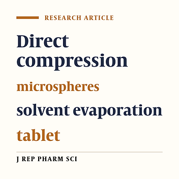 Formulation and Evaluation of a Tablet Containing Pioglitazone HCl Microspheres