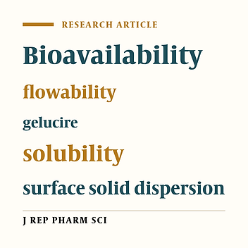 Improvement of Bioavailability of Poorly Soluble Racecadotril by Solid Dispersion with Surface Adsorption Method: A Case Study