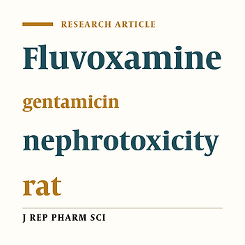 Repeated Administration of Fluvoxamine Worsens Gentamicin-induced Nephrotoxicity in Rats