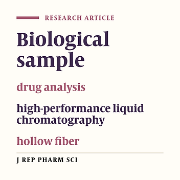Hollow Fiber-based Liquid-phase Microextraction and HPLC-UV Determination of Lovastatin in Biological Fluids