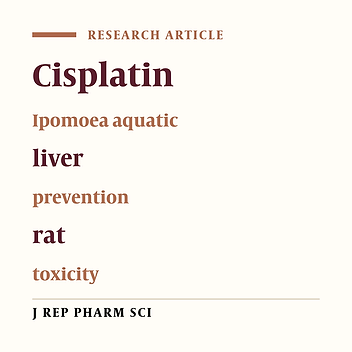 Ethanolic Leaf Extract of Ipomoea aquatica Forsk Abrogates Cisplatin-induced Hepatotoxicity in Albino Rats