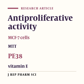 Improvement of Antiproliferative Activity of Recombinant Truncated Form of Pseudomonas aeruginosa Exotoxin (PE38) by Vitamin E in MCF-7 Cells