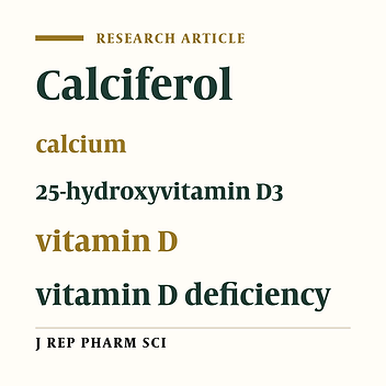 Daily oral vitamin D3 regimen in similar cumulative doses is more effective than weekly oral vitamin D3 regimen in patients with vitamin D deficiency