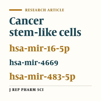 The Effect of Ibuprofen on Expression of Cox-1/2-Related miRNAs in MKN- 45 -Derived Cancer Stem-Like Cells