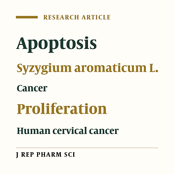 Antiproliferative and Apoptotic Effect of Dried Flower Buds of Syzygium Aromaticum L. Extract on Human Cervical Cancer (Hela) Cells
