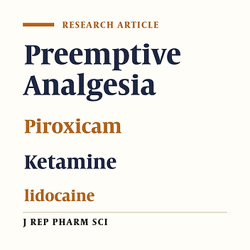 Analgesic and Sedative Effects of Piroxicam, Ketamine and Lidocaine Combined With Local Anesthesia for Canine Bone Marrow Aspiration