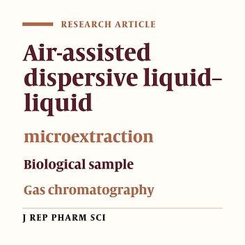 Gas Chromatographic Analysis of Sodium Valproate in Plasma and Urine after Air Assisted Liquid-Liquid Microextraction