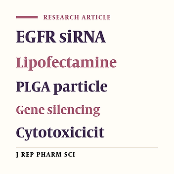Optimization of Lipofectamine-2000/siRNALipoplexLoaded PLGANanoparticles for Efficient EGFR Gene Silencing: An in Vitro Study