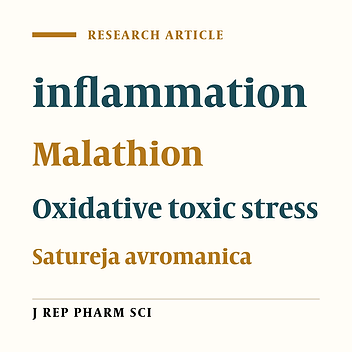 The Effect of Satureja avromanica Maroofi Extract on Oxidative Stress Induced by Malathion in Rats