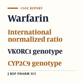 CYP2C9*1*2 and VKORC1-1639 AA Polymorphisms Correlation with Warfarin Dose Requirement: A Case Report