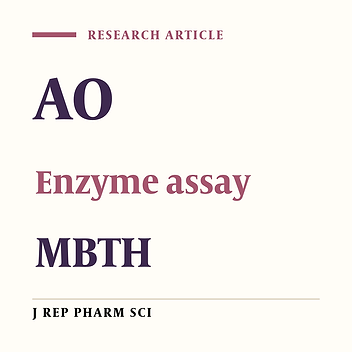 A Spectrophotometric Method for the Determination of Aldehyde Oxidase Activity Using 3-Methyl-2- Benzothiazolinone Hydrazine: A Preliminary Study