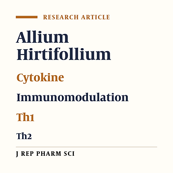 The Effect of Shallot (Allium Hirtifolium) Extract on Profile of Th1/Th2 Cytokines in Balb/C Mouse Splenic Lymphocytes