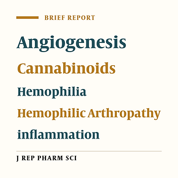 Cannabinoids as Treatment for Hemophilic Arthropathy: Hypothesized Molecular Pathways