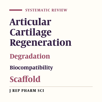 Poly (Lactic-co-Glycolic) Acid (PLGA)-Based Compounds for Articular Cartilage Regeneration