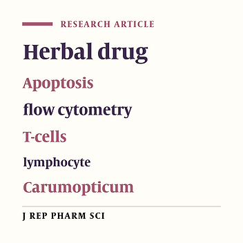 The Modulating Effect of Carumopticum on Human Peripheral Blood T-Cells Radiation Toxicity