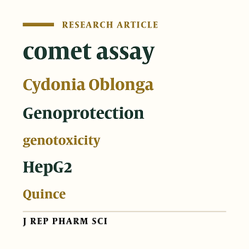 Evaluation of Genoprotective Effects of Hydroalcoholic and Polyphenolic Extracts of Quince by Comet Assay