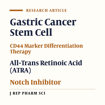 Targeting Gastric Cancer Stem Cells through Developmental Pathways: Hypothesis
