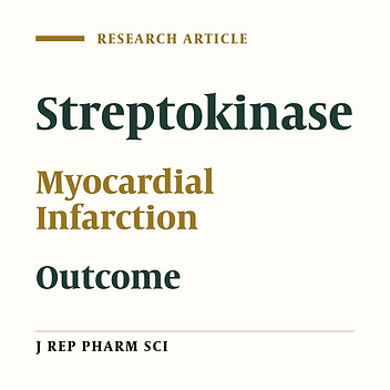 Effect of Streptokinase on Short-term Outcomes in the Acute Myocardial Infarction with ST-Segment Elevation