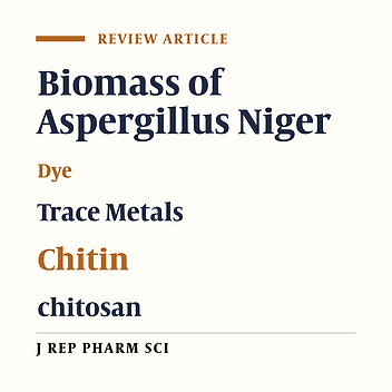 Biomass of Aspergillus Niger: Uses and Applications