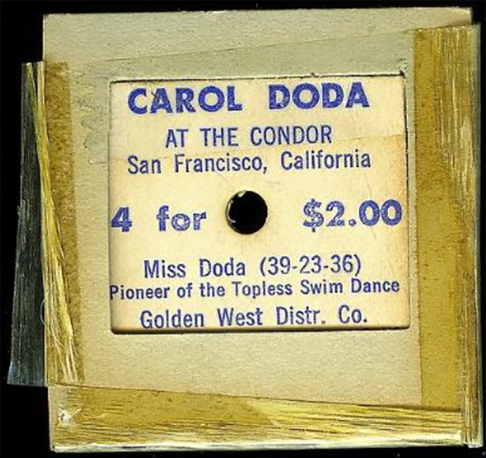 Ticket to a show by Carol Doda Ticket to a show by Carol Doda