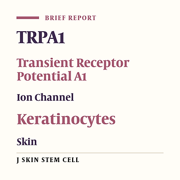 Detection of Murine TRPA1 Transcripts in Keratinocytes