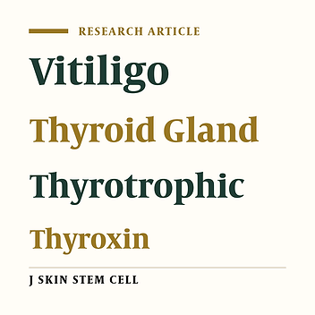 Cover image of the article: Autoimmune Thyroid Disorders in Patients With Vitiligo