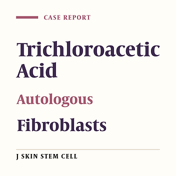 Treatment of Recalcitrant Diabetic Ulcers With Trichloroacetic Acid and Fibroblasts