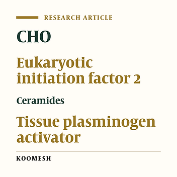 Efficiency of translation and post-translation regulatory genes in optimization of tissue plasminogen activator gene expression