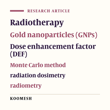 Target dose enhancement factor alterations related to interaction between the photon beam energy and gold nanoparticles’ size in external radiotherapy: using Monte Carlo method