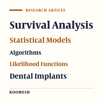 Comparison of parametric and semi-parametric methods for estimation of the parameters in frailty models in order to investigation effective factors in survival of the dental implants placement