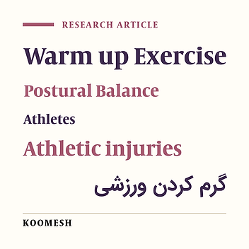 Correlation between sway parameters of center of pressure in static and dynamic balance indices with eyes closed after four weeks static warm up in skilled gymnast athletes