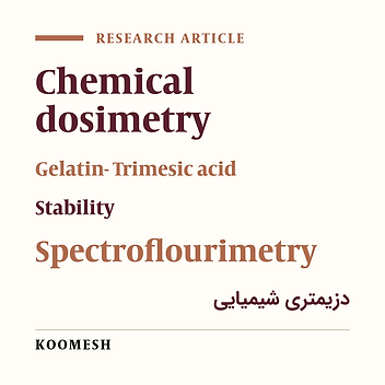 Evaluation of time-stability response of gelatin-Trimesic acid dosimeter