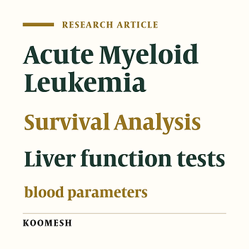 Factors that affecting survival of patients with acute myeloid leukemia