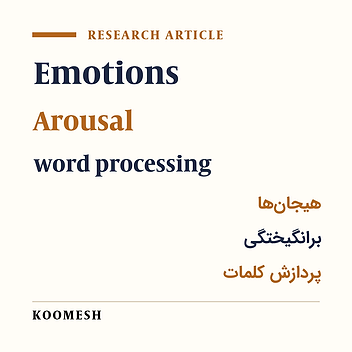 Correlation between affective words` dimensions and lexico-semantic features in Persian-speaking students