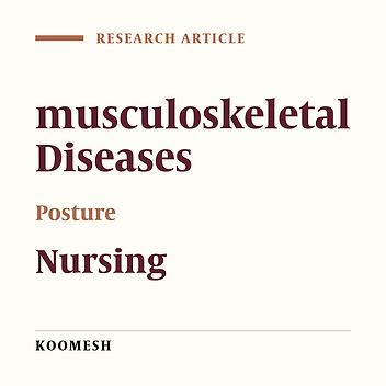 Impact of nurse’s work related body postures on their musculoskeletal disorders