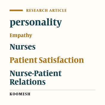 Relationship between the circadian types and nurses’ caring behaviours
