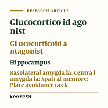 Effects of basolateral and central amygdala lesions on modulation of spatial memory by intrahippocampal injections of glucocorticoid agonist and antagonist
