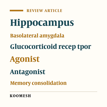The role of hippocampus and amygdala glucocorticoid receptors in modulation of memory storage process in rats