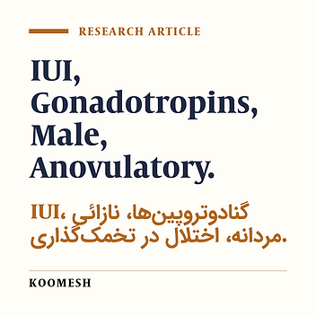 The result of 88 cycles of IUI in 75 infertile couples at 2001-2003 in Amir–Al-Momenin hospital