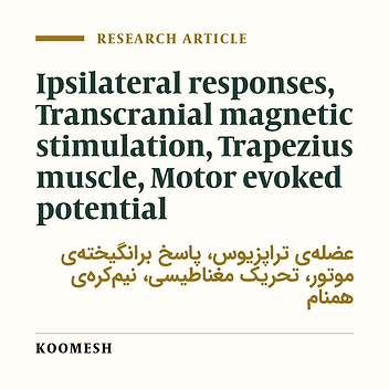 Bilateral responses of trapezius muscle to transcranial magnetic stimulation in normal subjects
