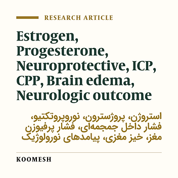 The effect of sex steroid hormones on brain edema and intracranial pressure after experimental traumatic brain injury in rats