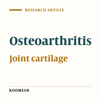 Educational paper on osteoarthritis