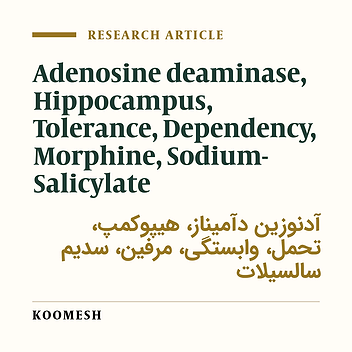 Tolerance to anti-nociceptive effects of sodium-salicylate and morphine decreases adenosine deaminase activity in the rat hippocampus